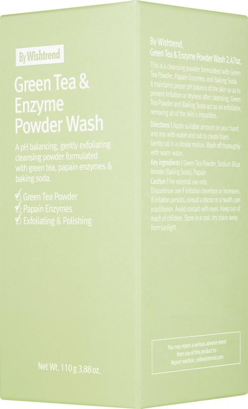 By Wishtrend Green Tea & Enzyme Powder Wash 110 g