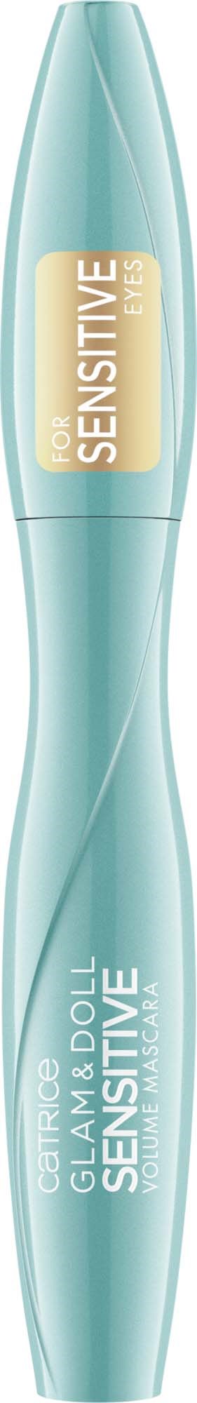 A teal-colored toothbrush labeled for sensitive gums, with a slim, curved design and soft bristles.