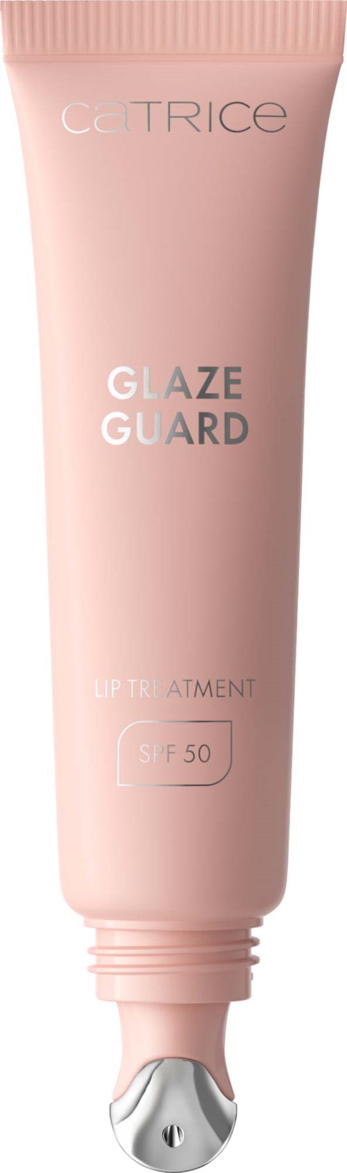 Pink tube med Catrice Glaze Guard leppebehandling med SPF 50.