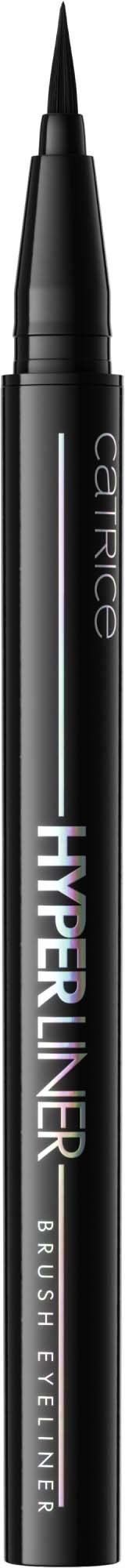 A black eyeliner pen with white text, labeled "HYPERLINER" and "BRUSH & EYELINER."