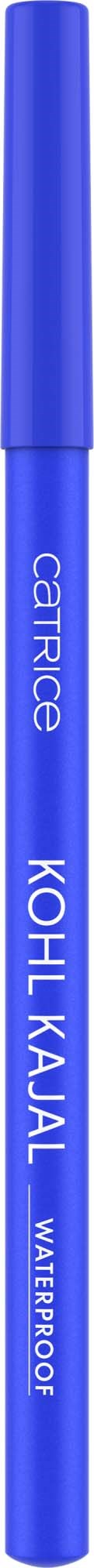 Blue waterproof marker with the words "Kohl Kahal" and "Catrice" written on it.