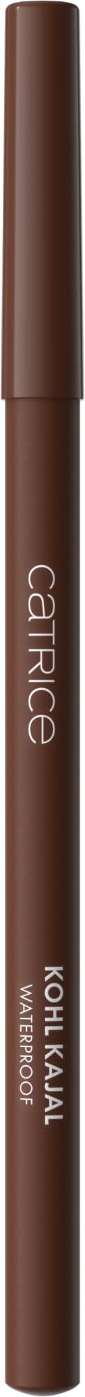 A brown eyeliner pen labeled 'Kohl Kajal' and 'Waterproof.'