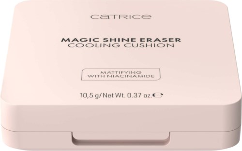 Catrice Magic Shine Eraser kjølepute med niacinamide i lys rosa emballasje.