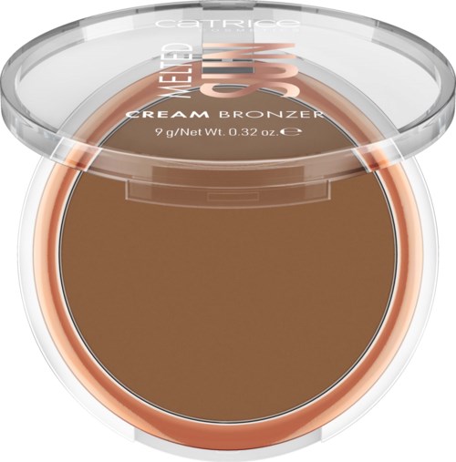 Produkten är en krämbronzer i en liten, rund behållare med ett klarlock, märkta "Naked Skin".