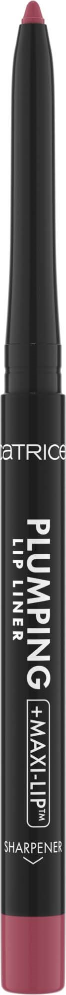 A black and pink lip pencil with text and brand name on it, used for makeup.