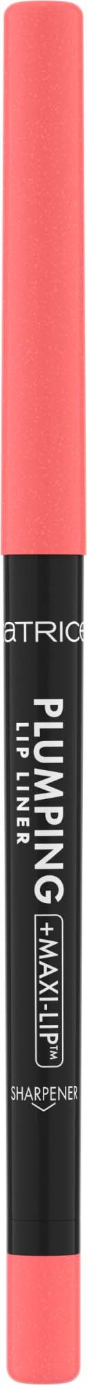 A marker pen with a black body and pink cap, labeled as a highlighting marker.