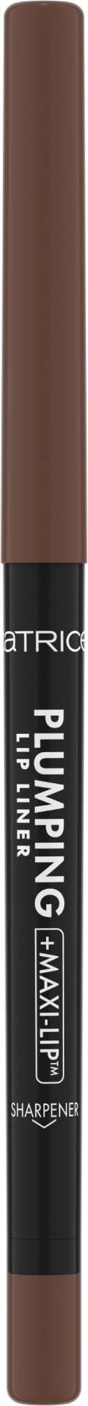 A brown pencil-like cosmetic product with black and white labeling, labeled "Illuming" and "Maxi".