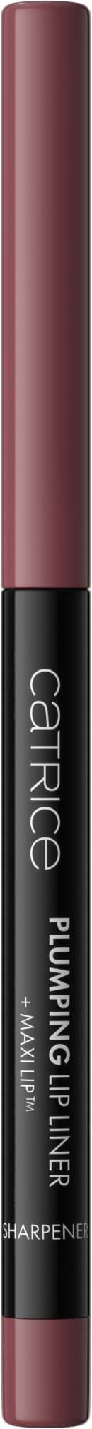 A two-tone lip liner pencil with pink and black, labeled Catrice PUMPING UP LINER, for defining lips.
