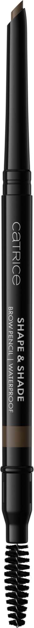 A black eyeliner pencil with a curved tip, labeled 'SHADE & SHAPE' and 'CERISTAR'.