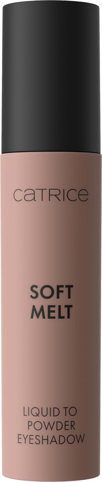 Catrice Soft Melt flytande till puderögonskugga i en beige tub med svart lock.