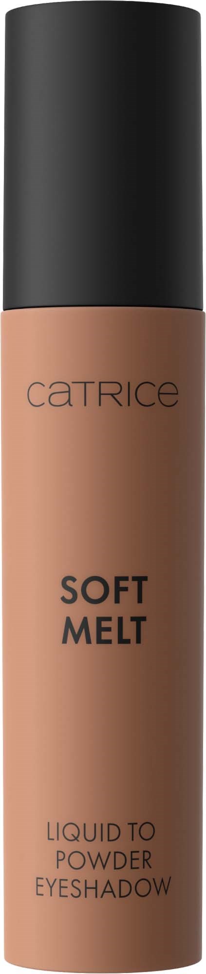 Catrice Soft Melt ögonskugga flytande till puder i ett beige rör med svart lock.