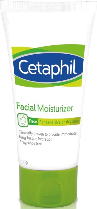 Cetaphil kasvojen kosteusvoide herkälle tai kuivalle iholle, hajustamaton, 50g.