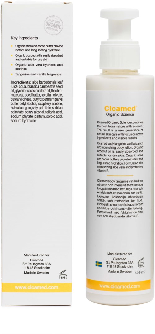 Cicamed Body Tangerine Vanilla 210 ml
