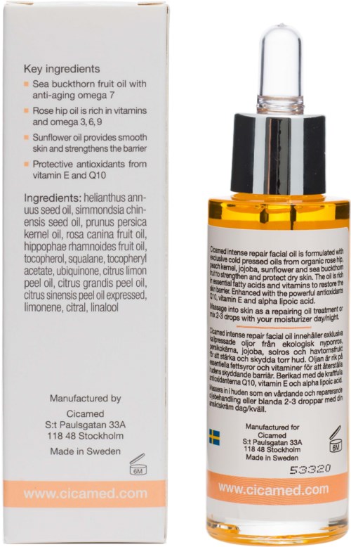 Cicamed Intense Repair Facial Oil 30 ml