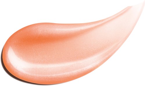 A gel or cream swatch in a peachy color with a smooth, glossy texture.