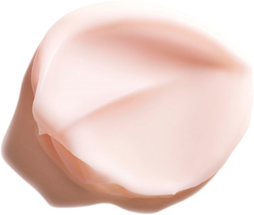 A soft, pale pink petal or flower, smooth with gentle curves and a light, delicate appearance.