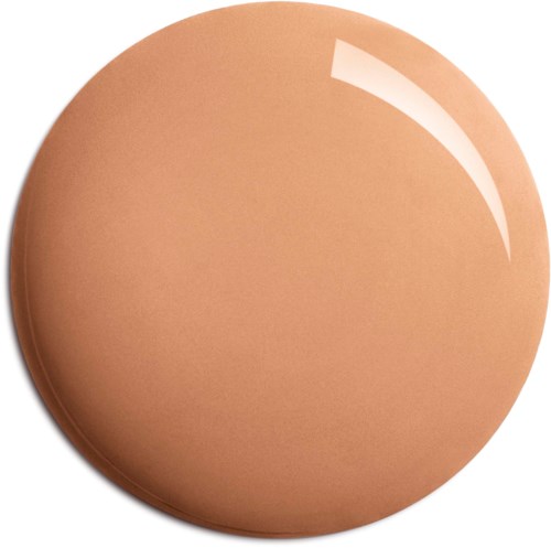 A round, beige, shiny object resembling a smooth, polished egg or ball.