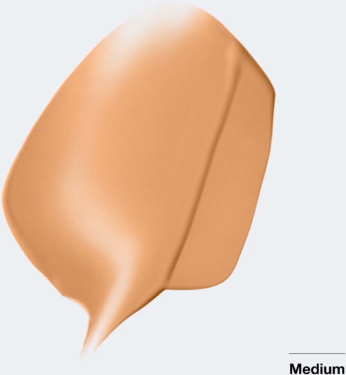 En medelstor beige ispinnar med en lätt glänsande yta och en pinne längst ner.