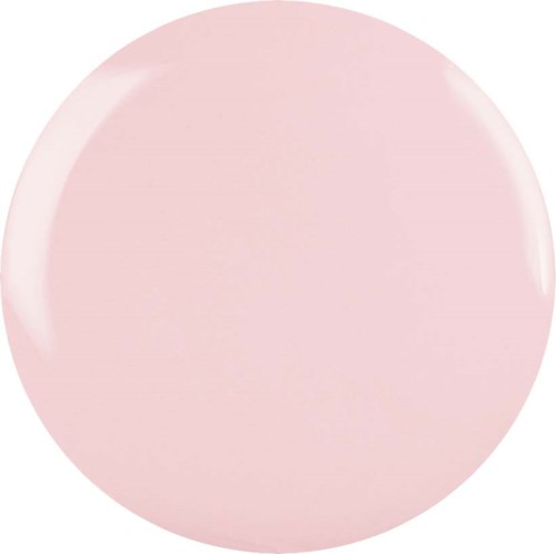 Ein großer rosa Kreis mit glänzender, glatter Oberfläche und weißen Rändern, ähnlich einem Ballon oder Dekoration.