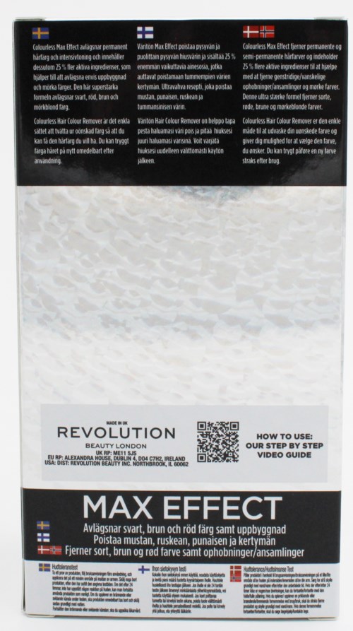 Colourless Haircolour Remover Max Effect