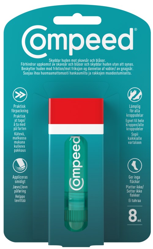 Eine Packung mit Ompeed Haut- und Augensalbe, inklusive Anwendungshinweise und Größenangaben.