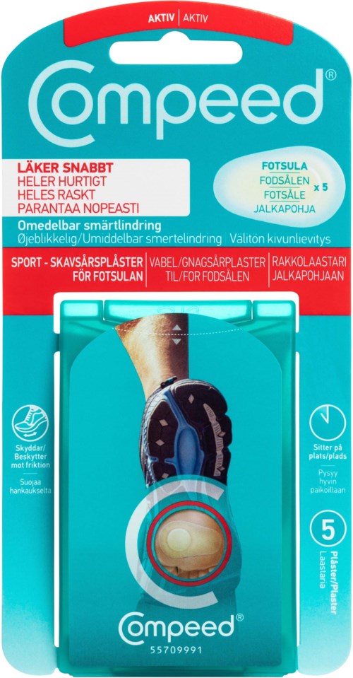 Compeed Sport Blasenpflaster unter den Füßen