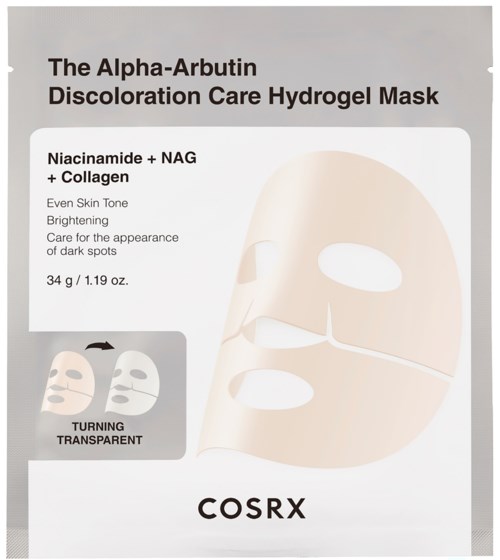 COSRX The Alpha-Arbutin Discoloration Care Hydrogel Mask 3 St.
