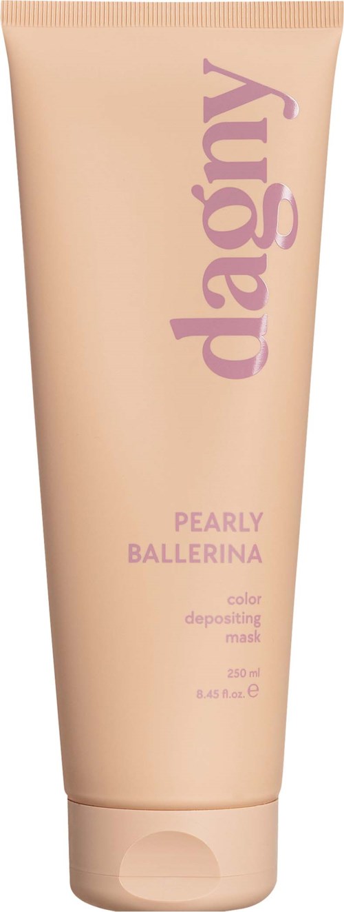 A beige tube labeled day for pearly Ballerina color depositing mask with 250 ml capacity.