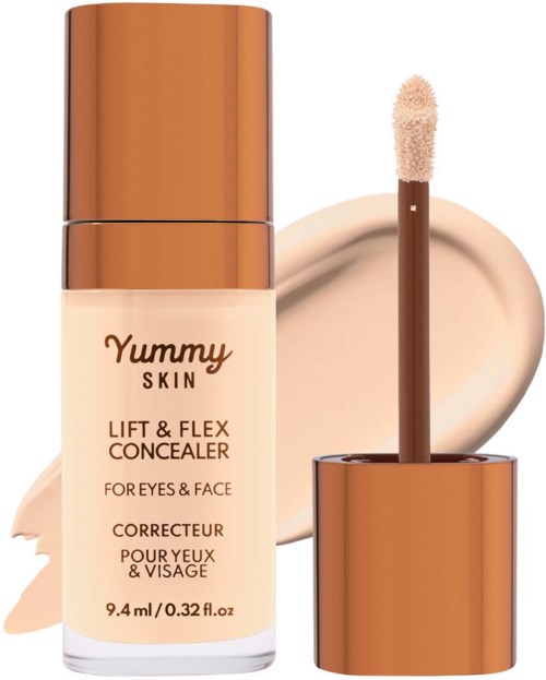 Correcteurfles met sponsapplicator, voor een huidkleurige make-up laag.