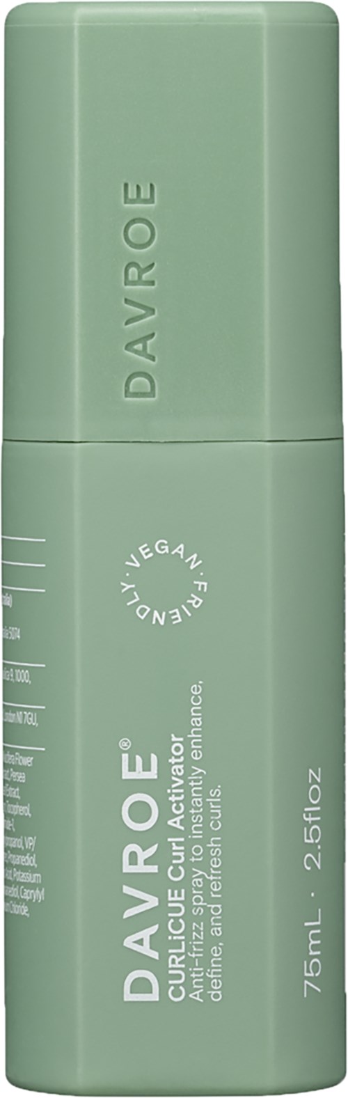A green bottle labeled Davroe, containing hair conditioner, weighs 75ml.