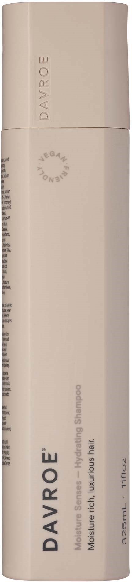 A tall, white bottle labeled DAVROE indicates it's a hair shampoo product.