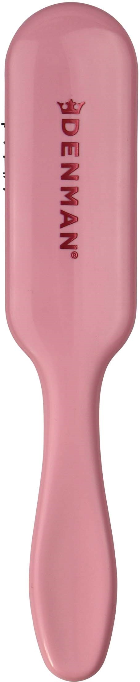 Rosa Fußfeile mit roter Schrift "JDEMAN" und kleinem Kronensymbol.