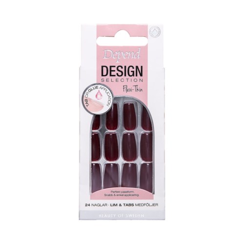 Depend Design Selection Flexi-Thin Dark Scarlet Short Coffin