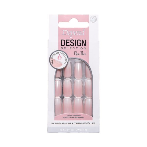 Depend Design Selection Flexi-Thin Misty Vail Fade Short Coffin