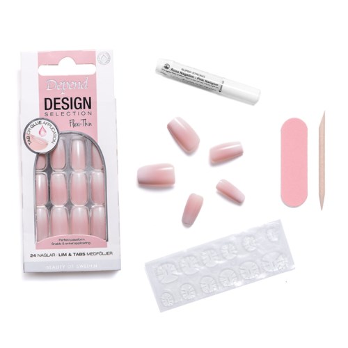 Depend Design Selection Flexi-Thin Misty Vail Fade Short Coffin