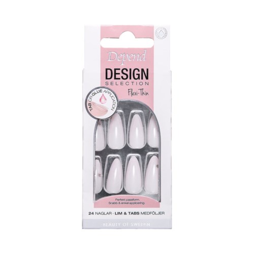 Depend Design Selection Flexi-Thin Pink Ivory Almond