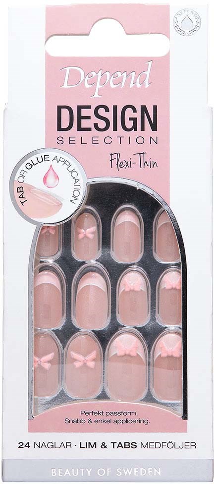 Depend Design Selection Pink Bow Oval nord