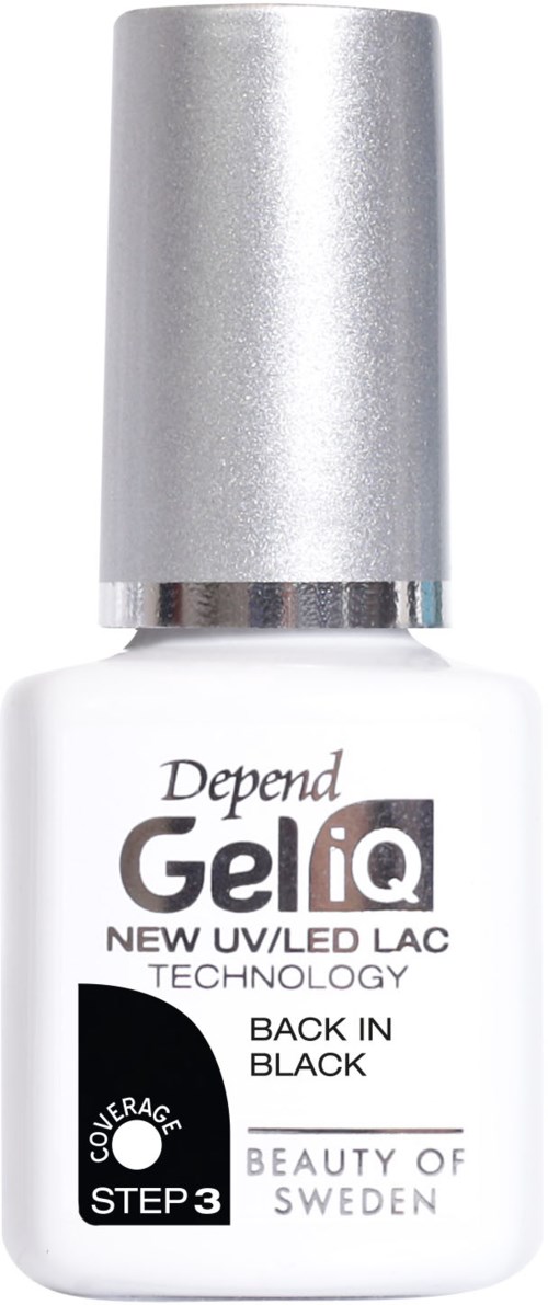 Depend Gel iQ Gel Nail Polish Back in Black