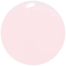 The image is a plain, light pink circle with a small hole at the top, resembling a tag or badge.