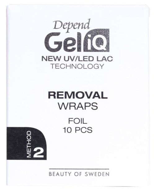 Depend Gel iQ Removal Wraps Foil 10 pcs