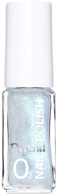 A clear nail polish bottle with a white cap, labeled 'O.P.I. Nail Polish' in light font.