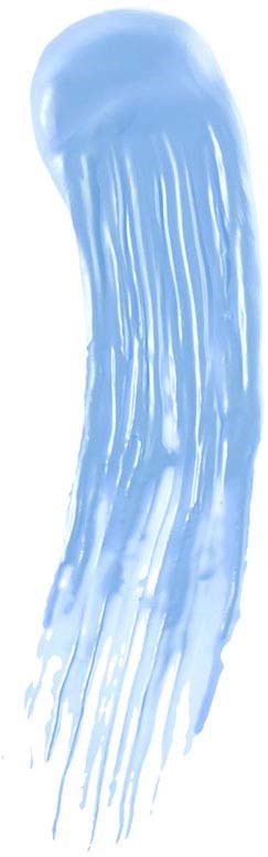 A blue jellyfish illustration with long, flowing tentacles and a rounded bell shape.
