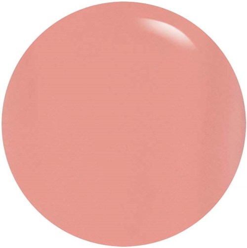 En stor rosa cirkel med en glansig ljusglans i det övre högra hörnet.