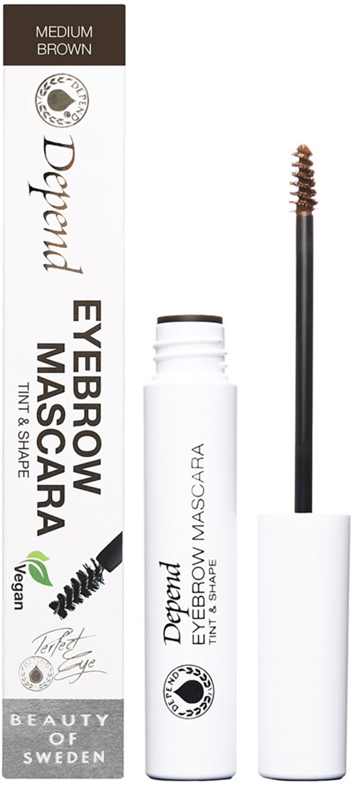 Depend Perfect Eye Eyebrow Mascara Tint & Shape Medium Brown