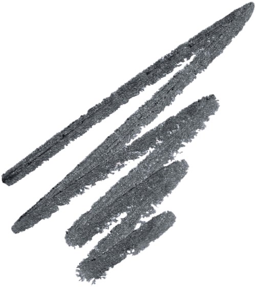 Four black streaks are on a white background, with some broken parts in each streak.