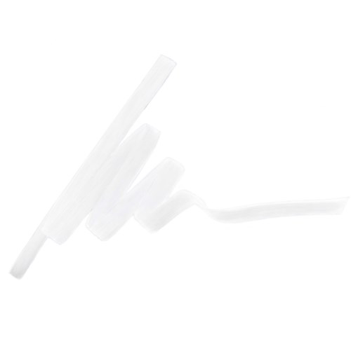 A white abstract shape on a white background, looks like a simple drawing or splash.