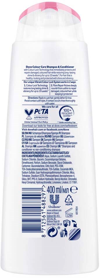 Dove Colour Care Shampoo 400 ml