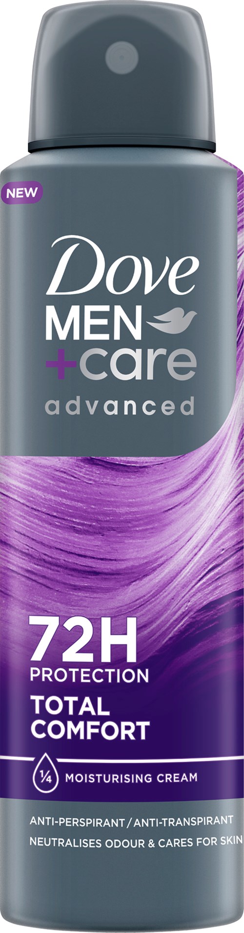 Ein Dove Men+Care Advanced Deostick mit 72H Schutz für totalen Komfort und Feuchtigkeit.