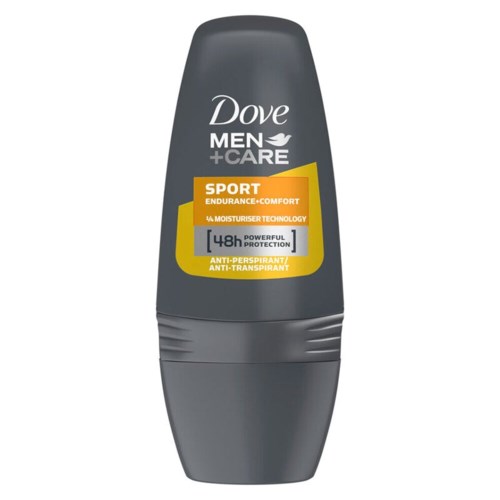 En Dove Men+Care deostick med sport- och fuktteknologi, ger 48 timmars skydd.
