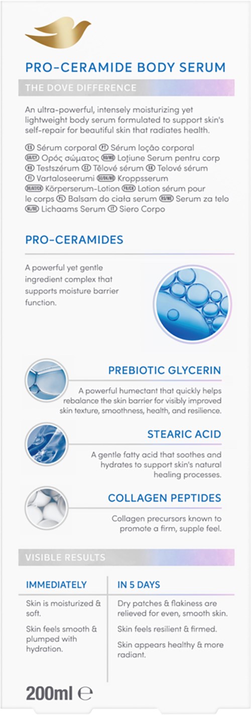 Dove Pro-Ceramide Body Serum 200 ml